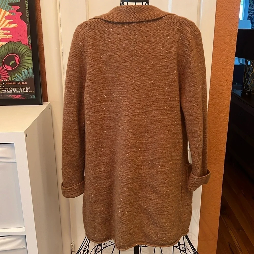 J Crew Long Button Front Woman's Sweater-Size S